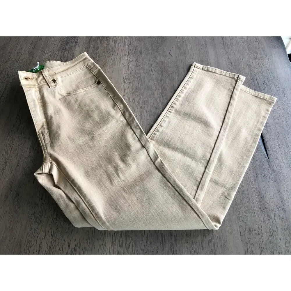 Free People x Sandrine Rose Straight Leg Jeans in Sunflower - 26
